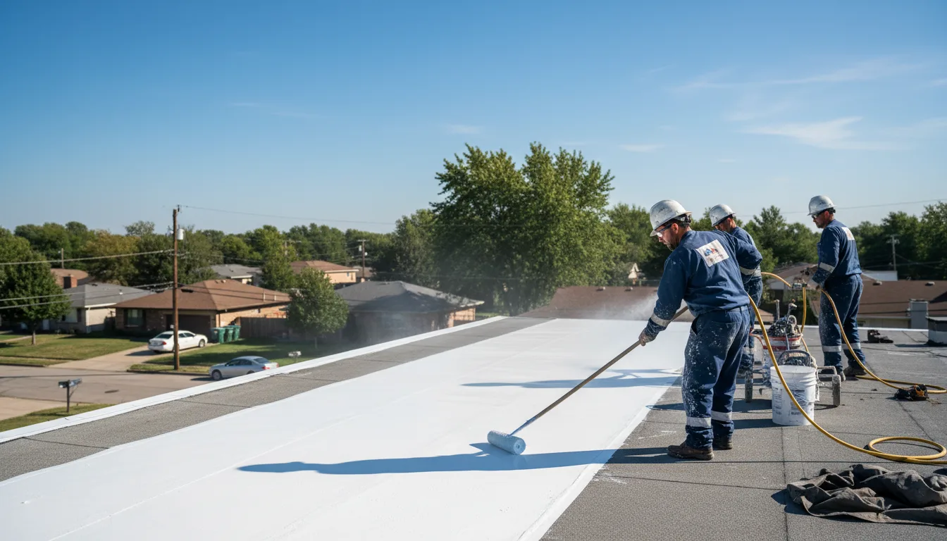 Commercial roof coating in Temple, TX near me